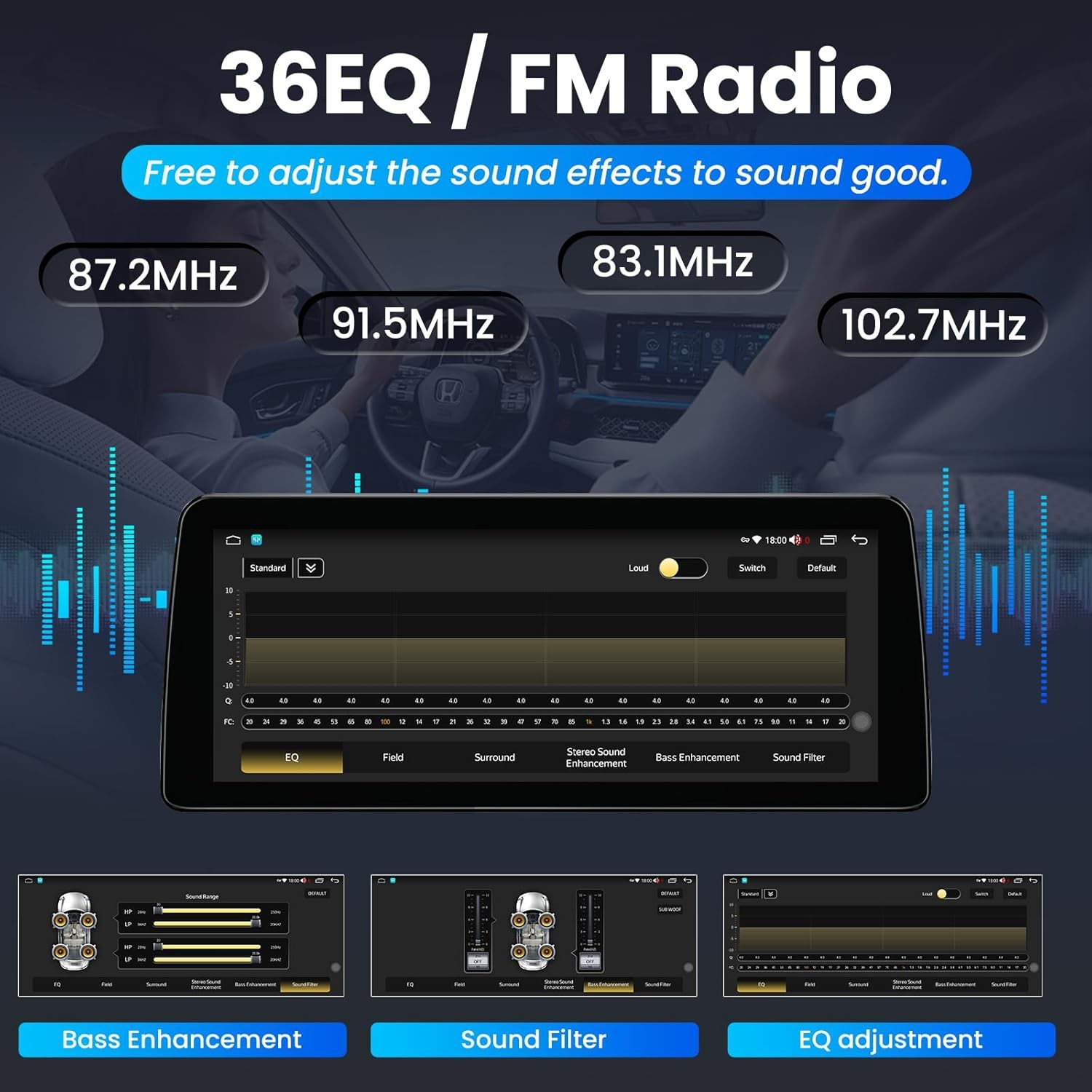 12.3'' For 2019-2022 Toyota RAV4 8Core 4+64G Carplay Stereo Radio GPS Android 13