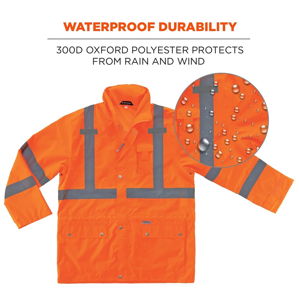 Ergodyne Standard Jacket Large Orange