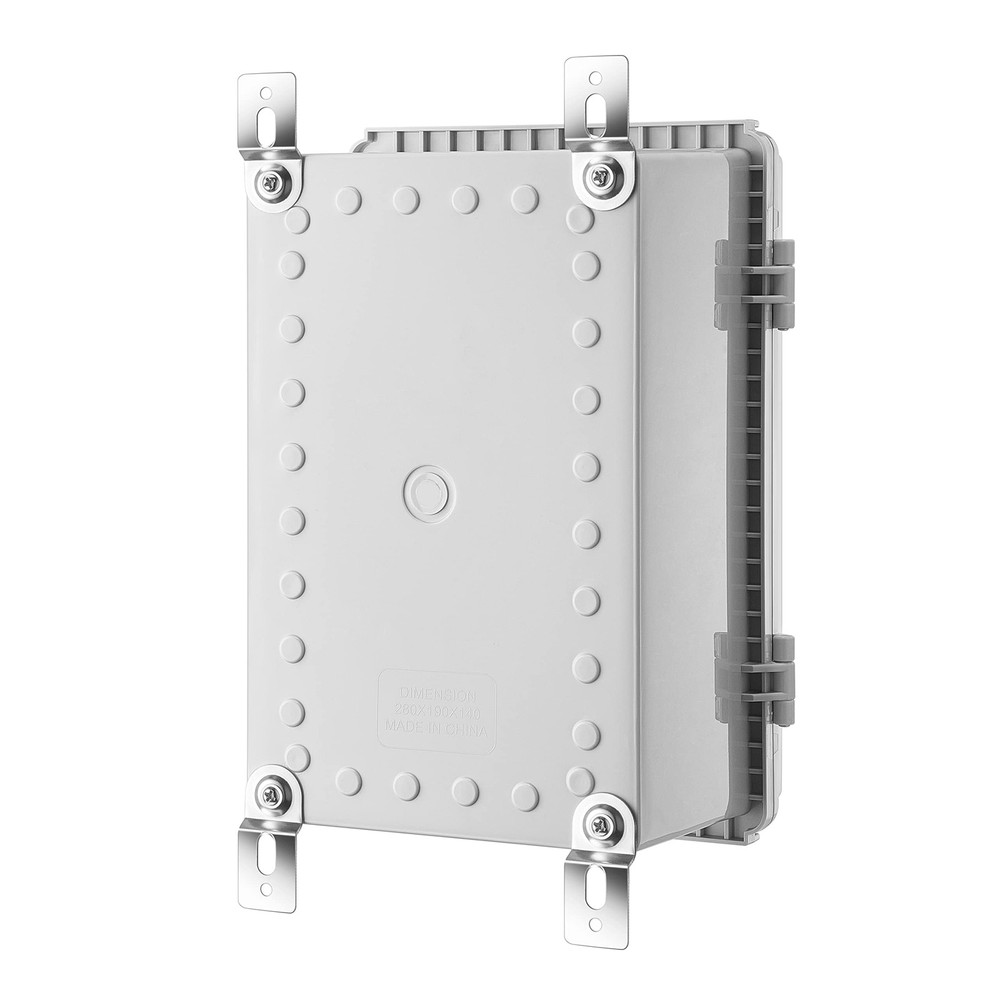 Junction Box, IP67 Waterproof Plastic Enclosure for Electrical Project, Hinge...