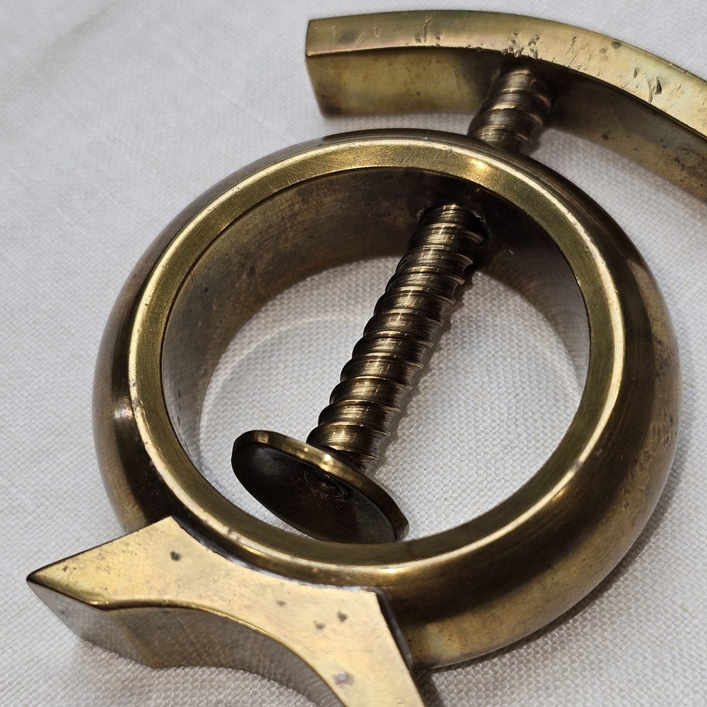 Mid Century Modern Vintage Solid Brass Nutcracker Austria 1950s Carl Auböck