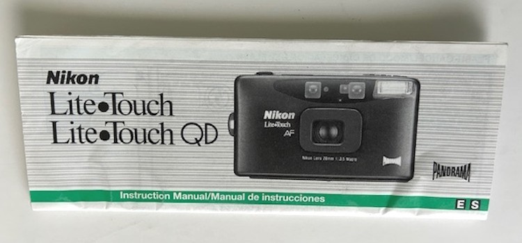 Nikon Lite Touch/Lite Touch QD Instruction Manual
