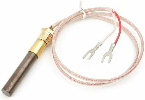 Gas Fireplace 24" Thermocouple 750℃ Millivolt Replacement Thermopile...