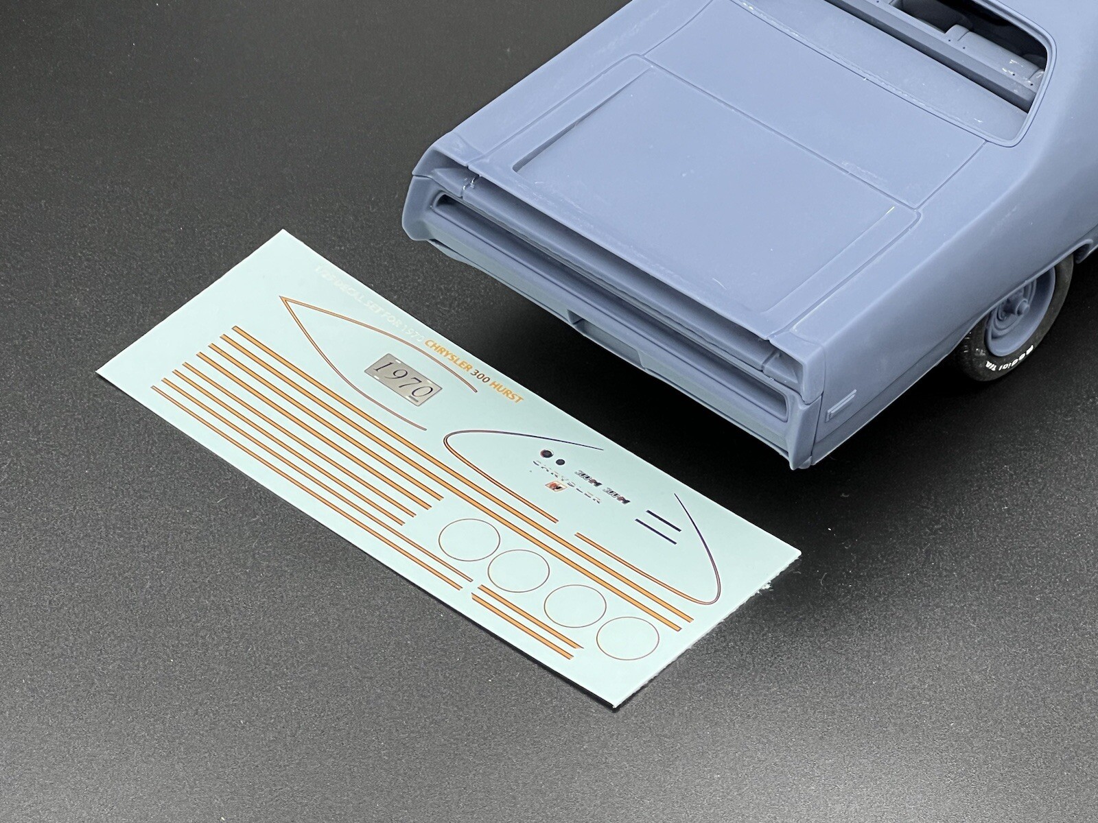 1/25 1970 Chrysler 300 Hurst Resin Model Kit – Premium Quality with Decals