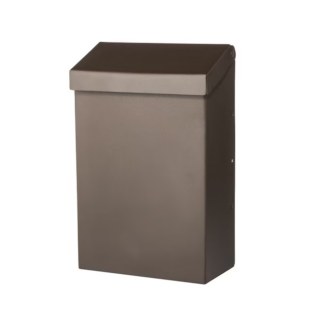 Architectural Mailboxes Modern Heritage Metal Small Mailbox Bronze