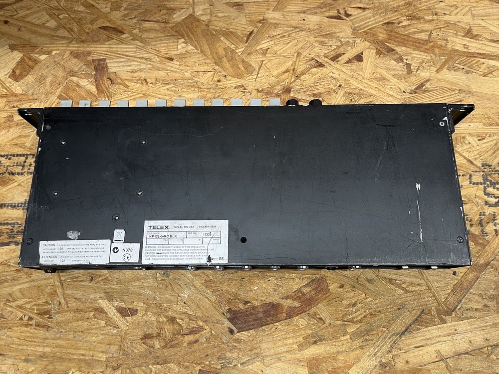 UNTESTED TELEX RTS KP12LK-5 BLACK 12 Position Lever Key Panel Intercom