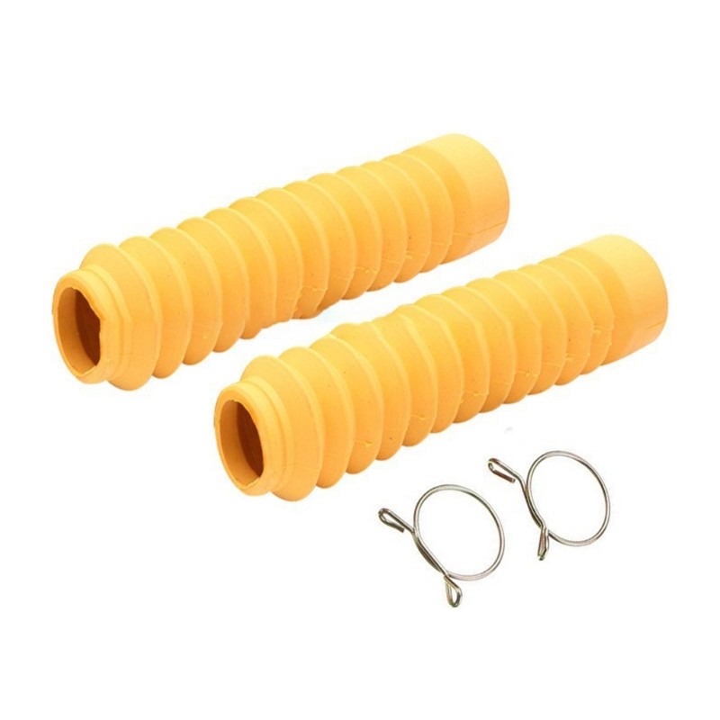 2Pcs Front Fork Protector Dust Guard Shock-Absorber Covers for Motorcycle Dirt