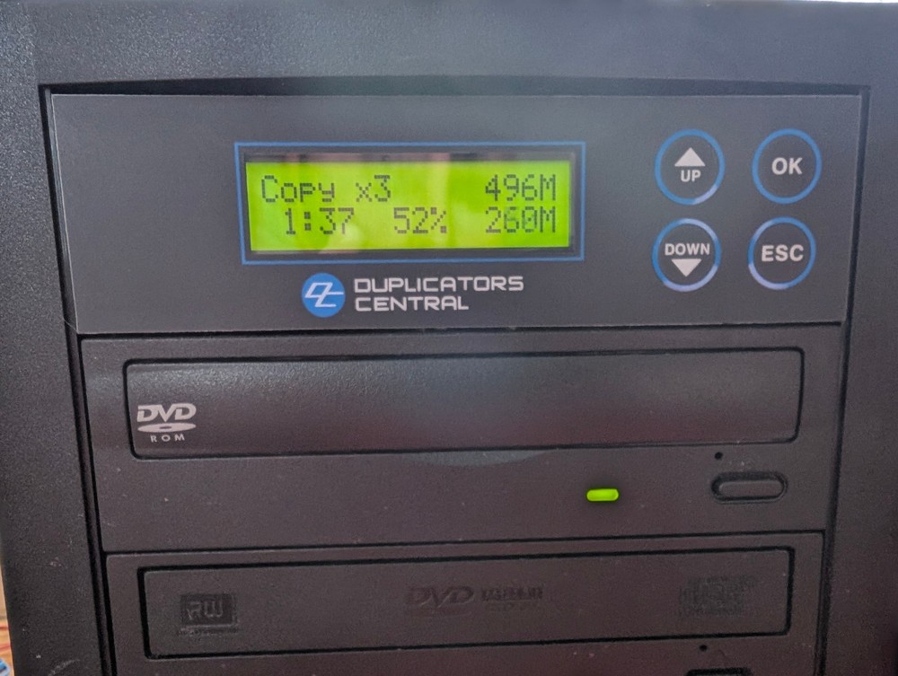 SATA 1-3 DISC CD/DVD DUPLICATION TOWER BURNER COPIER DUPLICATORS CENTRAL