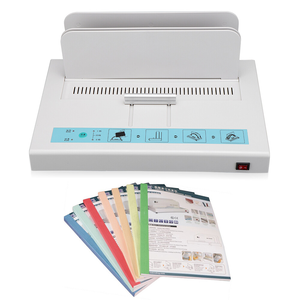 Thermal Binding Machine, 110V Hot Glue Binding Machine A4 Document Heat Binder