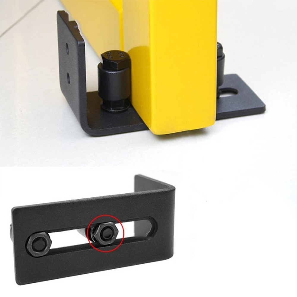 Heavy Duty Adjustable Floor Guide for Barn Doors Enhanced Functionality