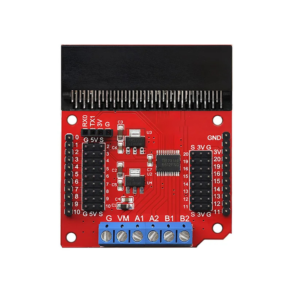 DC Motor Control Expansion Board Compatible with Tiny:bit Microcontroller