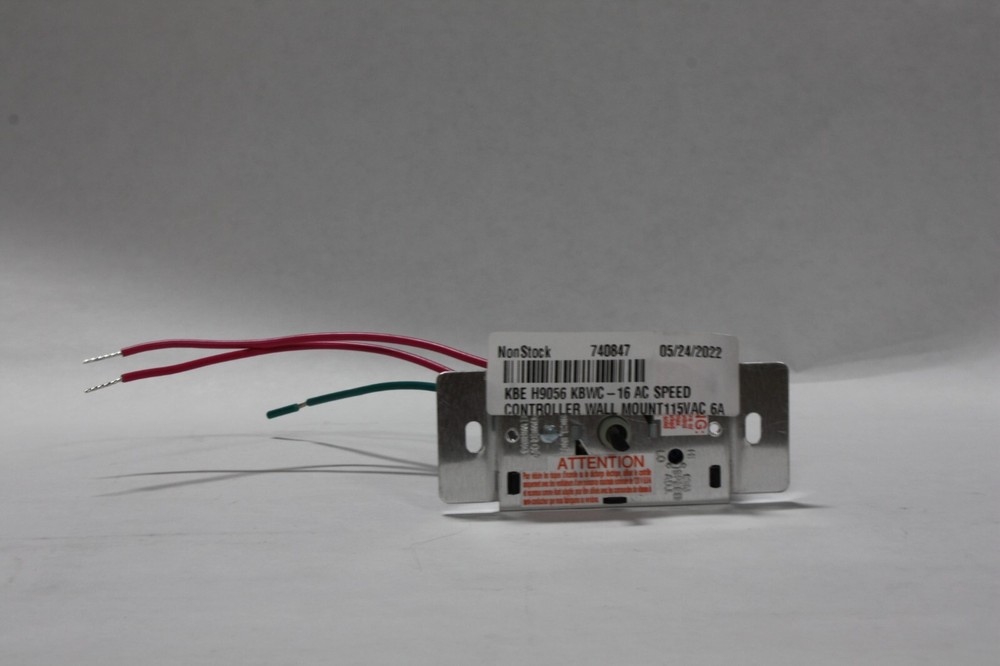 KBE ELECTRONICS H9056 KBWC-16 AC SPEED CONTROLLER WALL MOUNT115VAC 6A