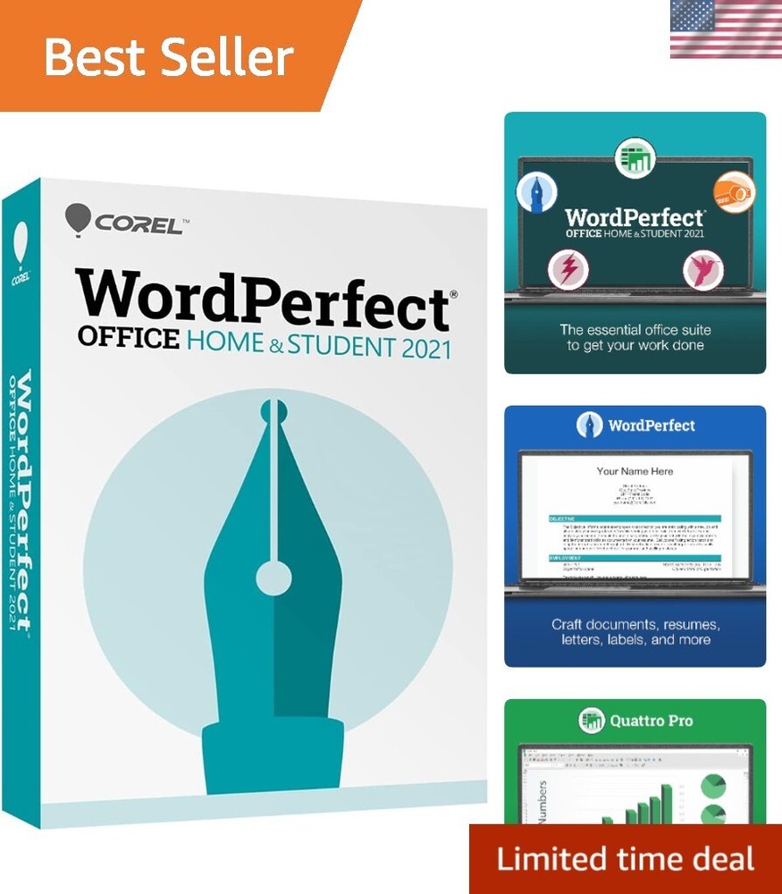 Comprehensive WordPerfect Office 2021 Suite - Word Processing & Presentations