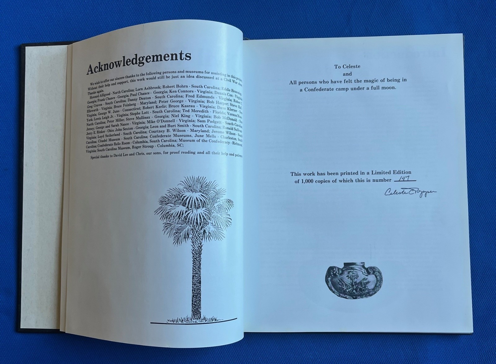 Limited Edition Numbered & Signed - CIVIL WAR RELICS From SOUTH CAROLINA -Topper