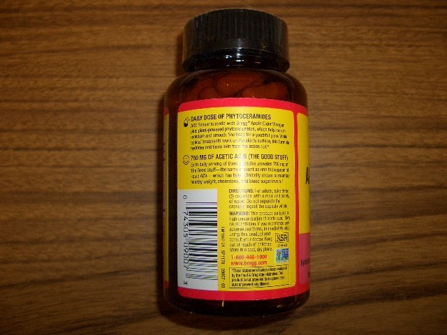 Bragg Apple Cider Vinegar + Phytoceramides -RENEW-90 Capsules Exp 7/18/2027