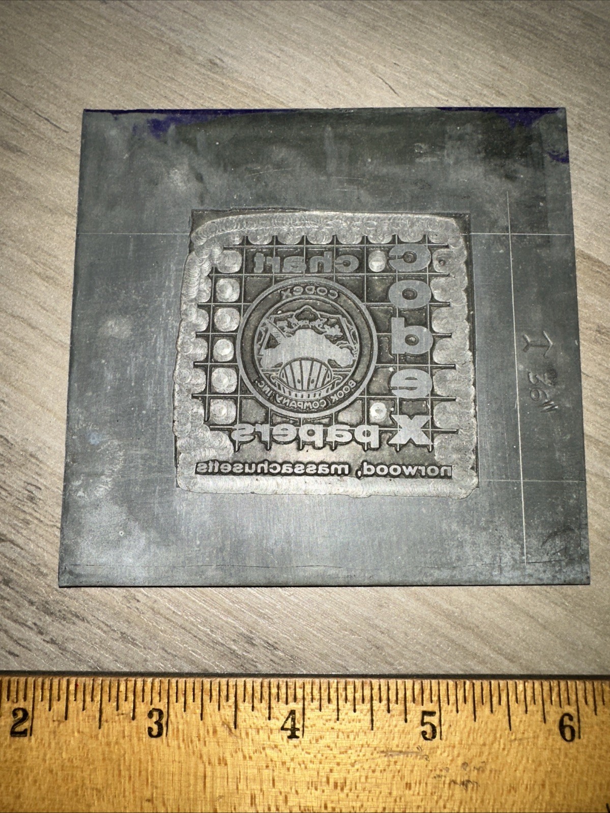 Printing Plate ( Codex Book Co. Norwood Mass. ) Charts Papers