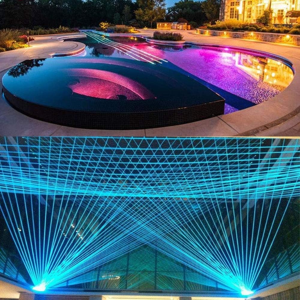 16.4ft PMMA Side Glow Fiber Optic Cable - Flexible Transparent Light Solution