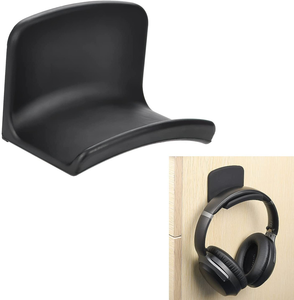 Headphone Hanger Holder Wall Mount Headset Hook under Desk Universal