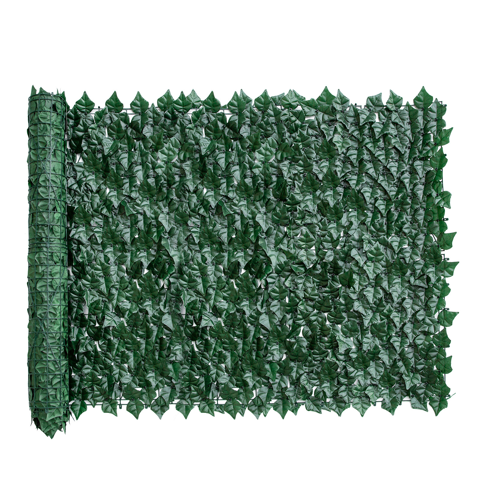 118''x39" Artificial Hedge Ivy Leaf Garden Fence Roll Privacy Screen Wall Cover