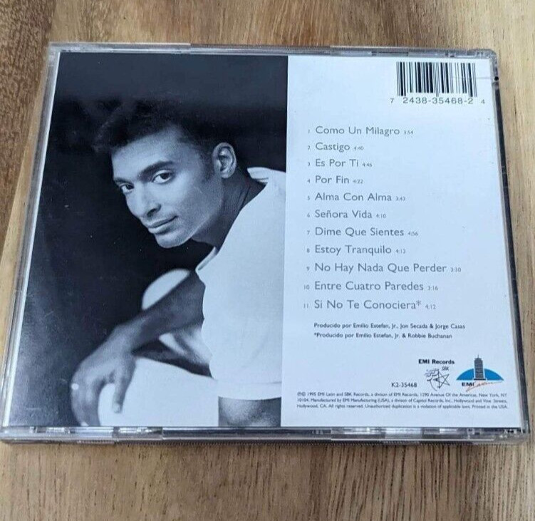 Jon Secada Amor CD Signed autographed 1995 Inscription
