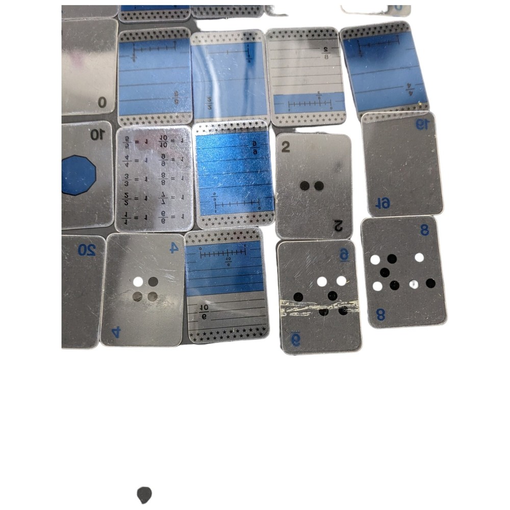 Overhead Math Manipulatives Dominoes Teaching Tiles