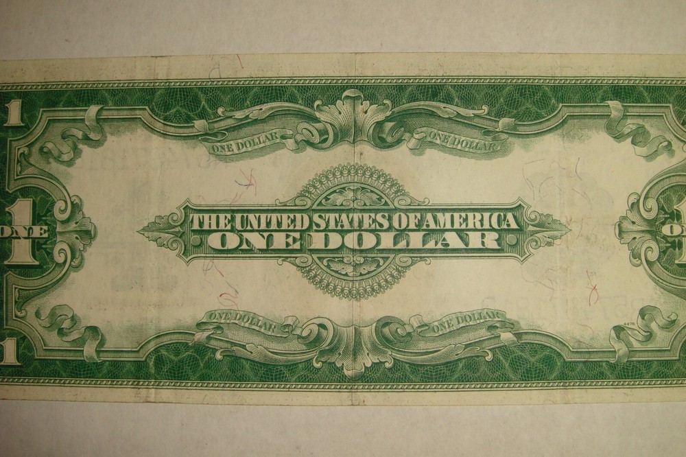 1923 ONE DOLLAR SILVER CERTIFICATE LARGE SIZE NOTE-VF/EF