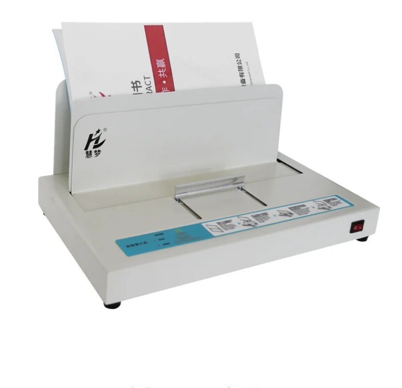 Binding Machine Hot Melt Plastic Loading Machine Small Album Contract Books