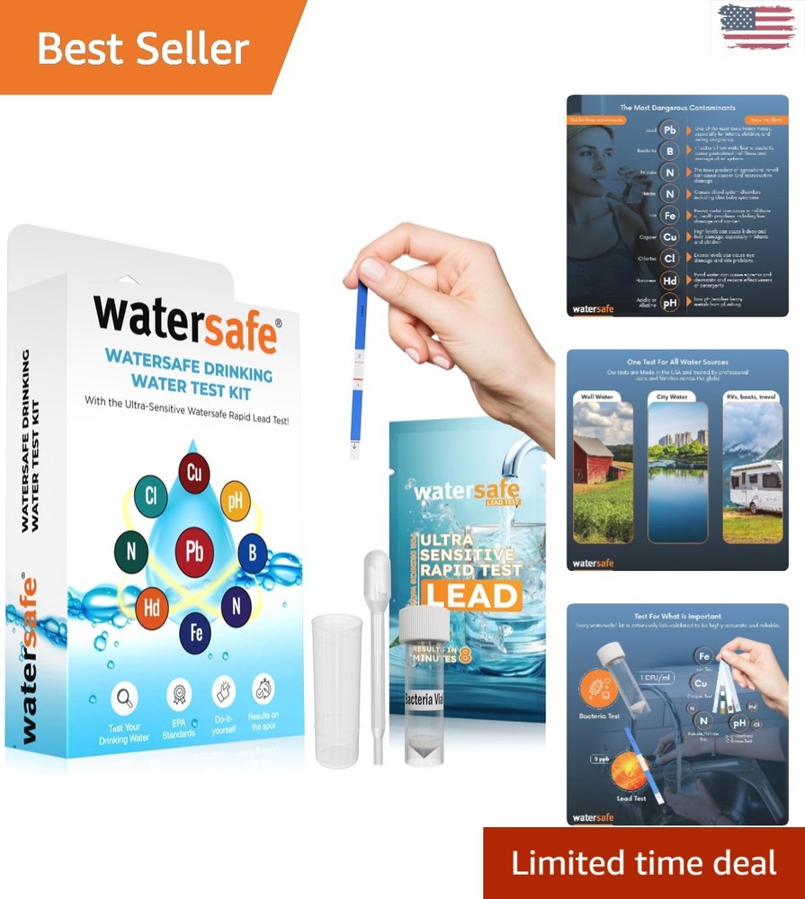 Professional-Grade Water Testing Kit - Detect Contaminants with Ease & Precision