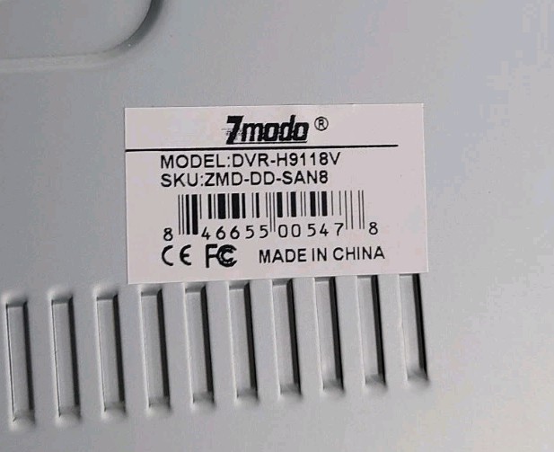 ZMODO wired security camera system