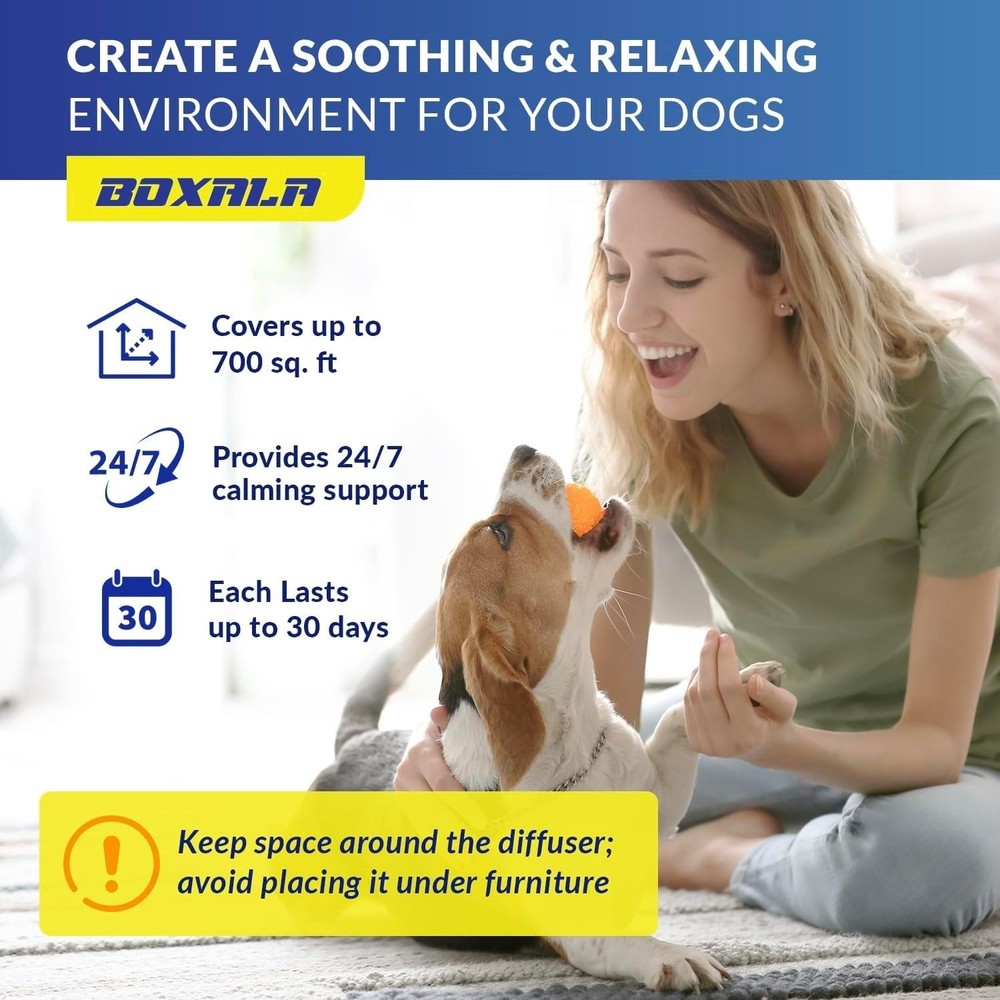 Dog Pheromones Calming Diffuse- 2 Pack 45ml Refill