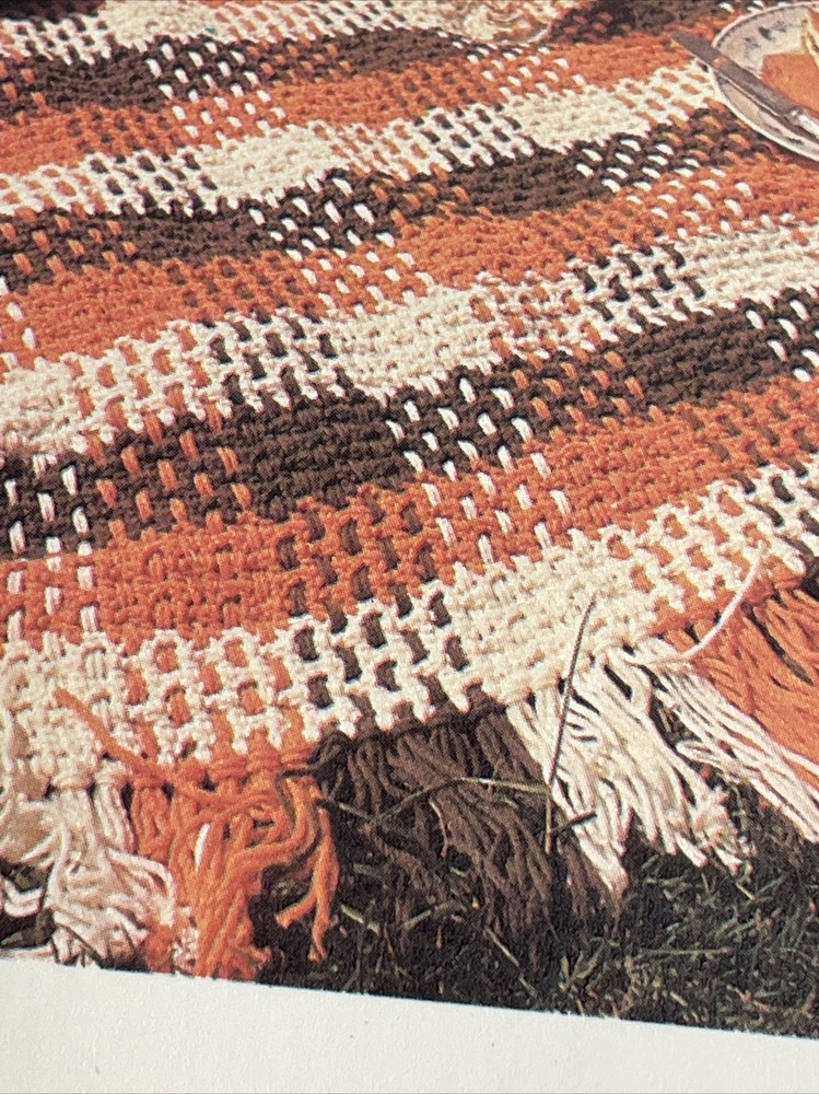 Marshall Cavendish Picnic Stripes Blanket Afghan Crochet Pattern