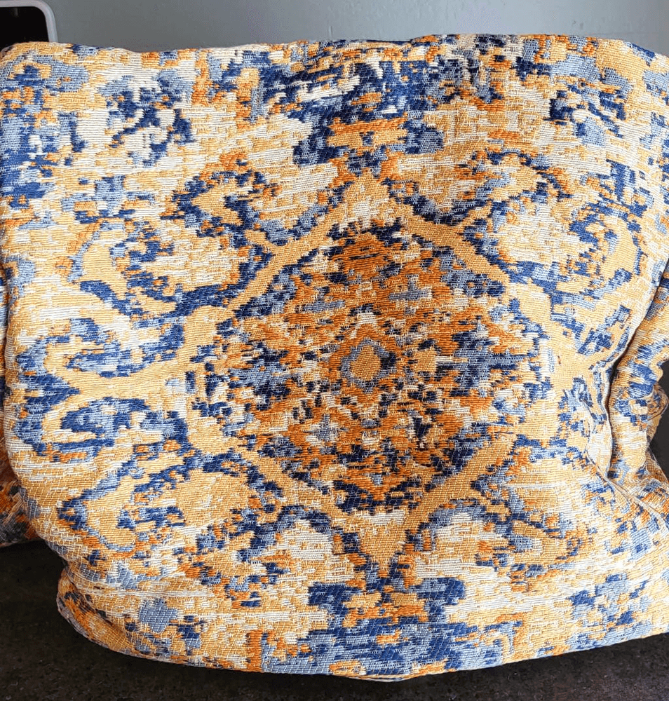 Anji Mountain pouf cover