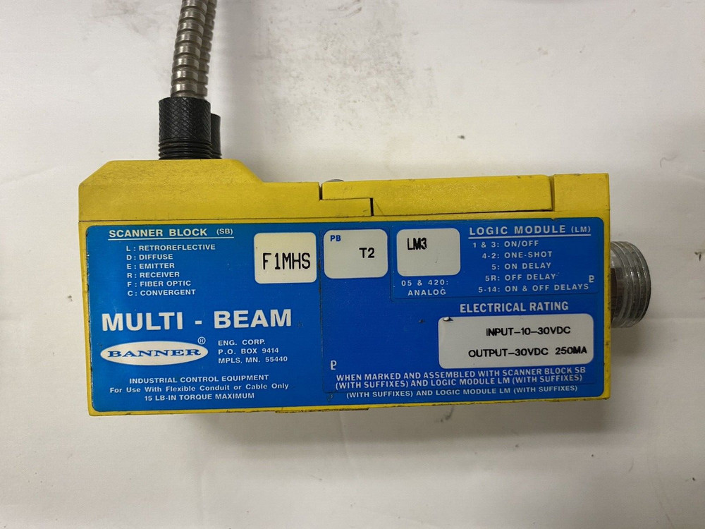 F1MHS Banner Multi-Beam F1MHS Scanner Block Logic Module