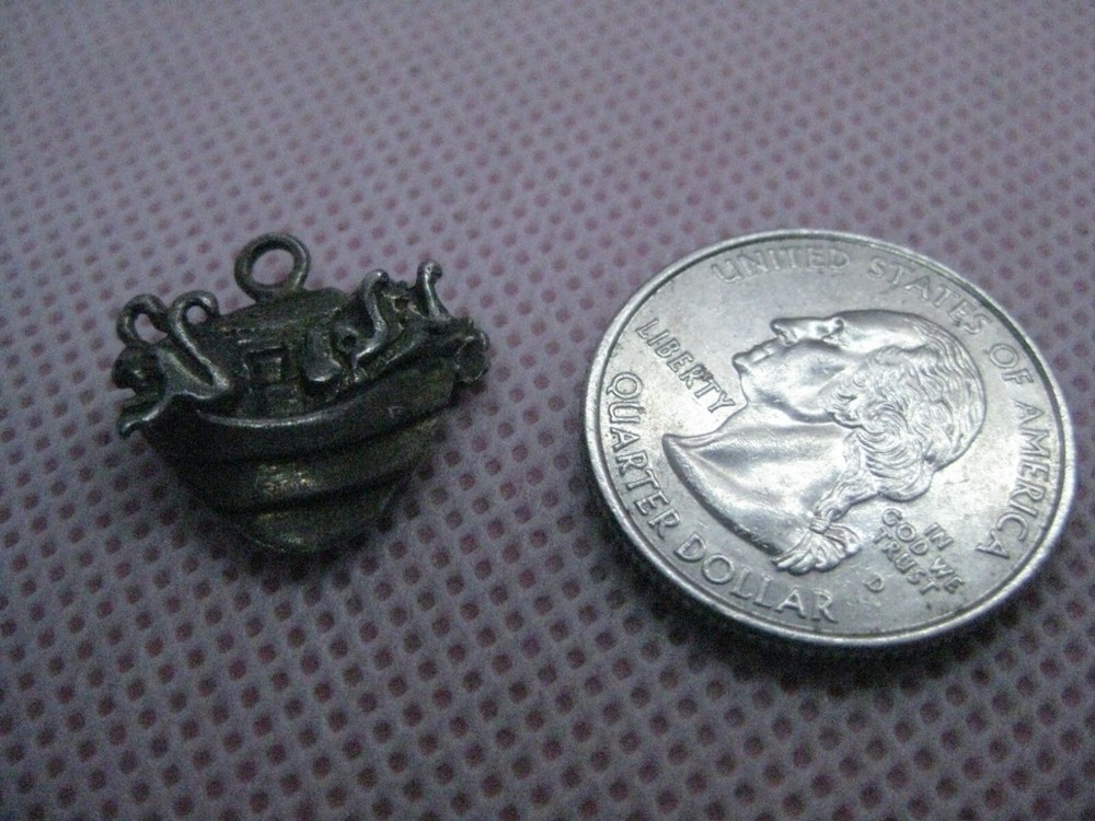 Sterling Silver Noah's Ark Charm