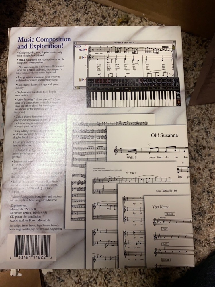 Song works 11 polyphonic ARS NOVA SOFTWARE