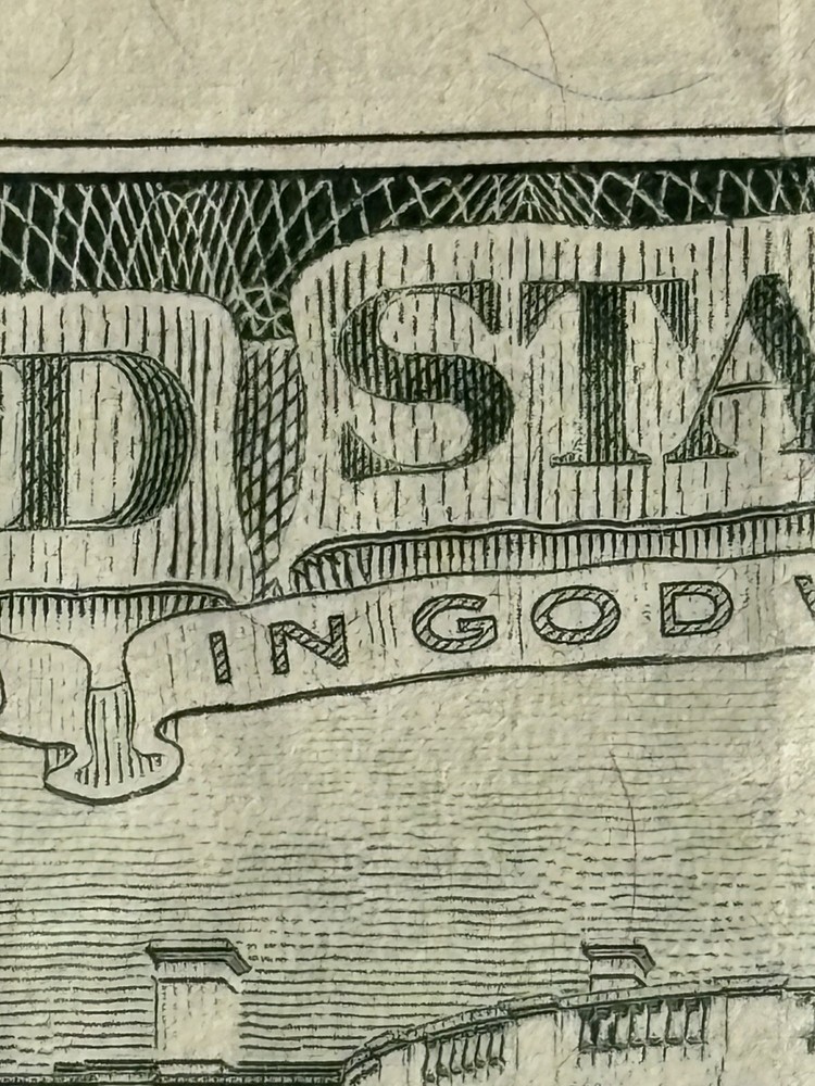 1988A $20 Error Note W/extra ink , Ink Bleeds and slightly Off Centered/Miscut