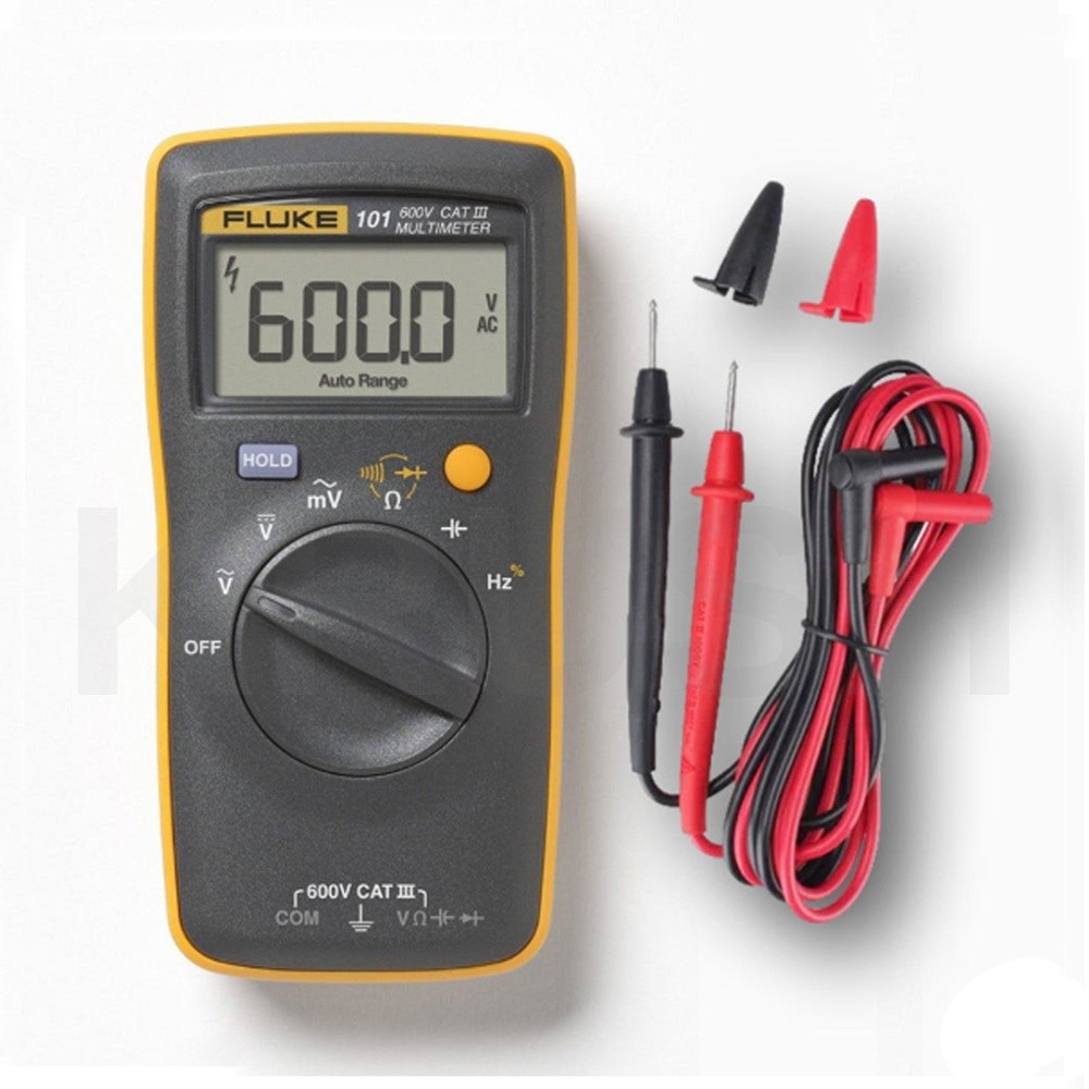 FLUKE 101 Basic Digital Multimeter Pocket Portable Meter AC DC Volt Tester