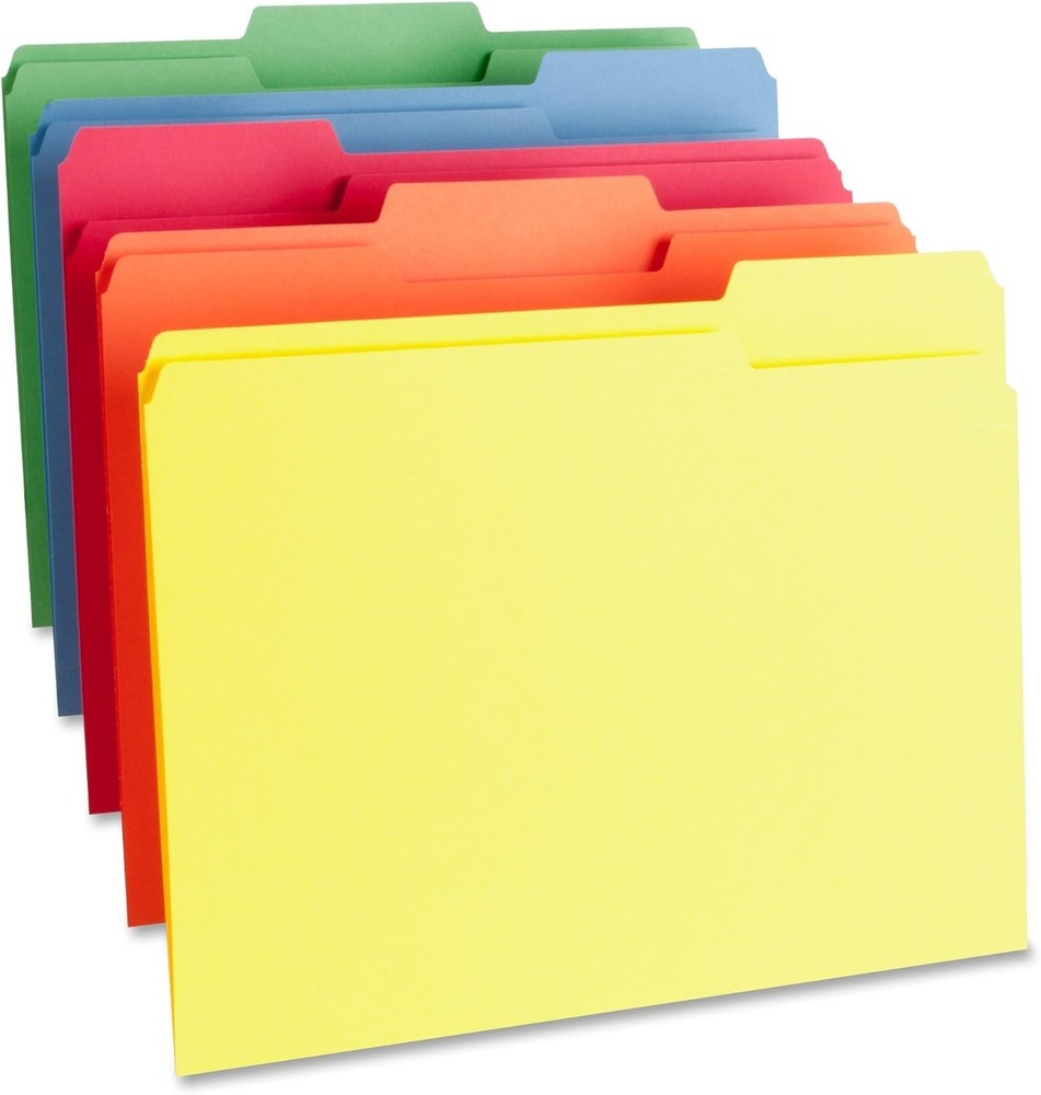 Business Source 65780 Top Tab File Folder Letter