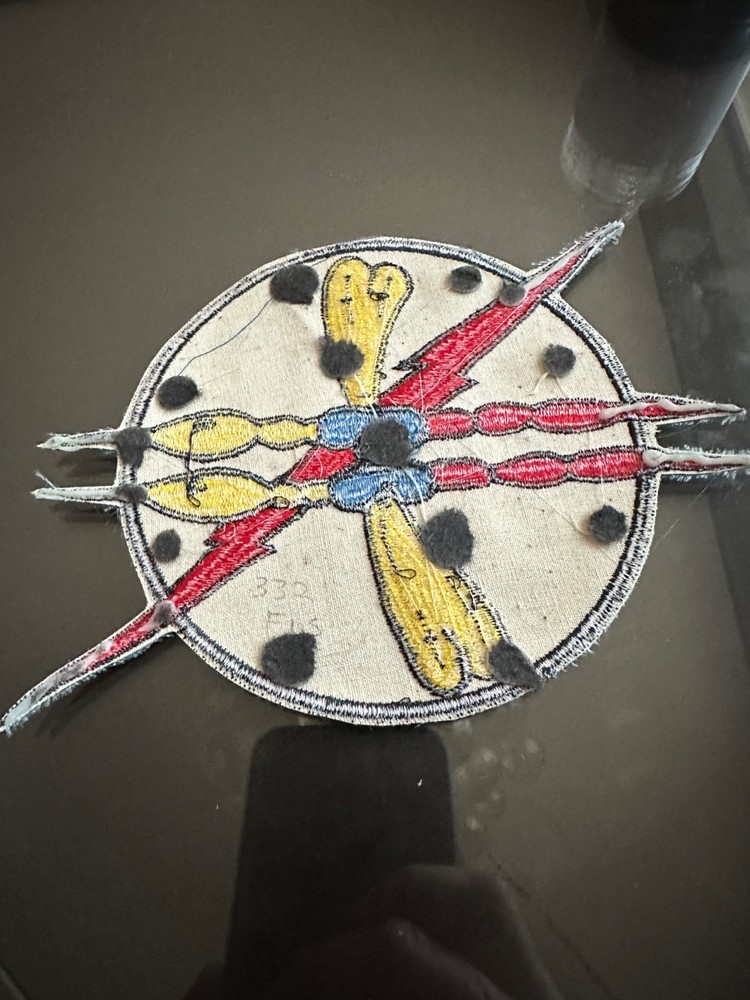 Vintage USAF 332nd Fighter Squadron Patch Lightning Bugs