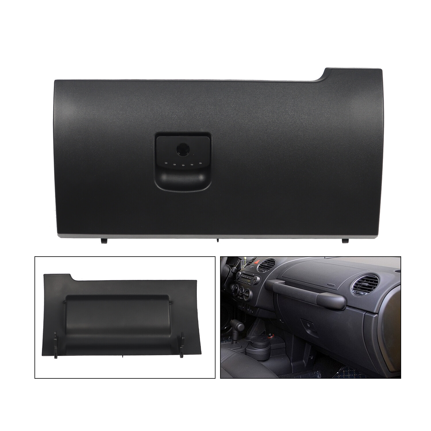 Black Glove Box Door Lid 1C1880247R 1C1880300G For Volkswagen Beetle 2003-2010