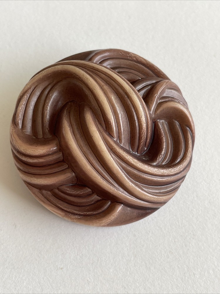 Extra Large Vintage Hollow Celluloid Button 1 3/4”