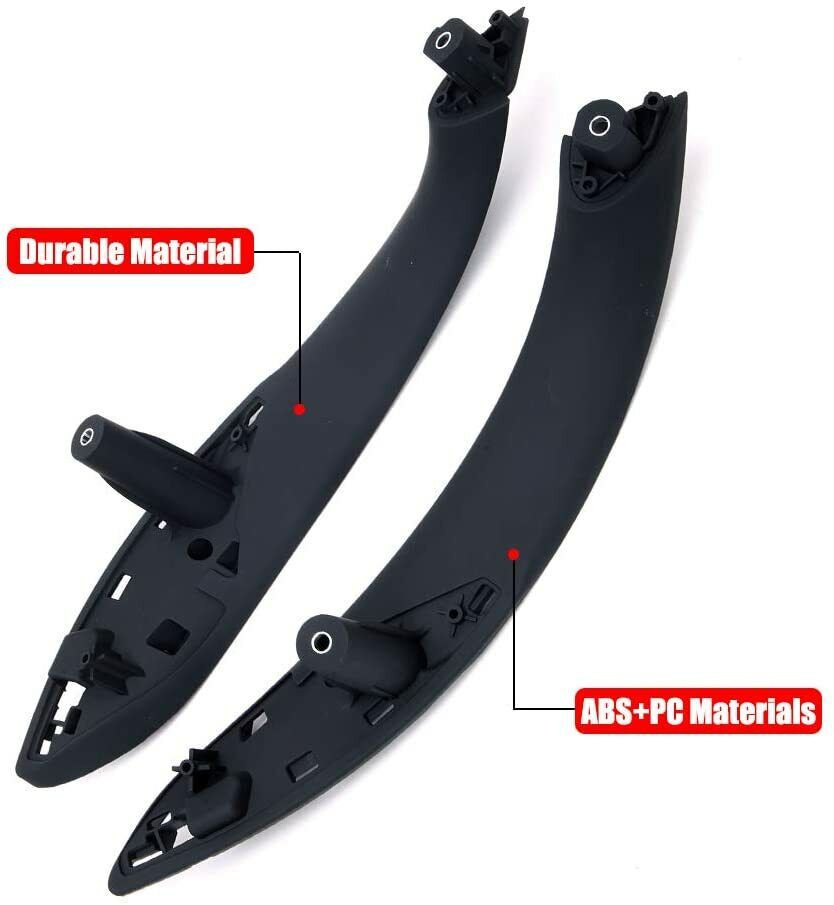 2PCS Black Interior Door Pull Handle Cover For BMW 3 4 series F30 F31 F32 F35 M3