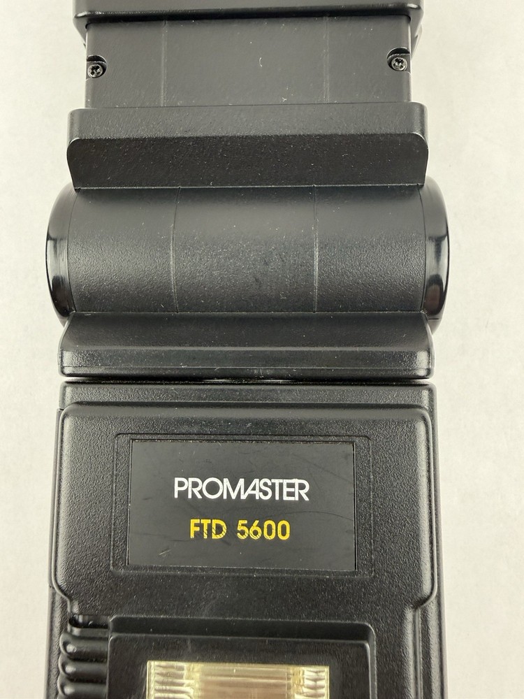 ProMaster FTD 5600 Shoe Mount Adjustable Flash Cleaned & Tested Vintage