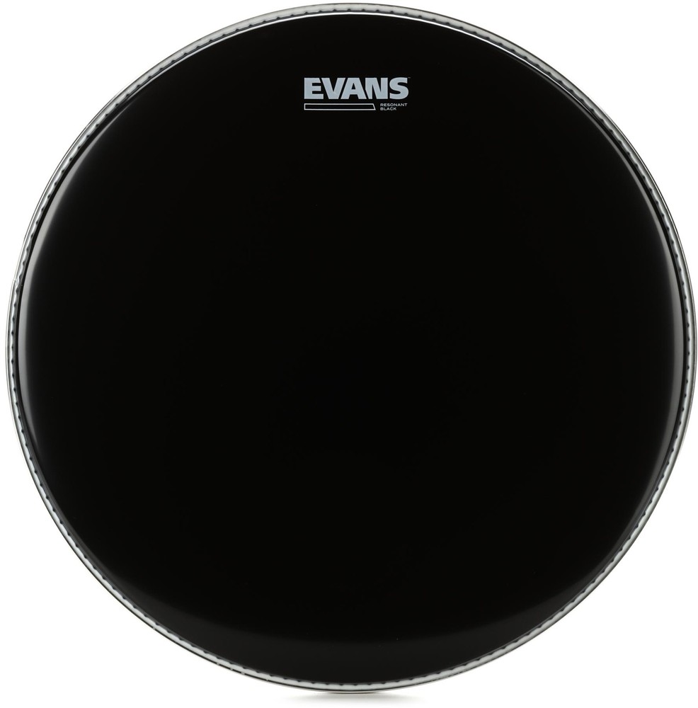 Evans Resonant Black Drumhead - 16 inch (2-pack) Bundle