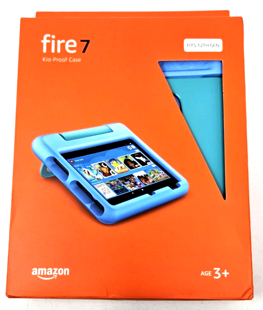 Amazon Kid-Proof Case for Fire 7 tablet (Compatible w/12th generation 2022 Blue
