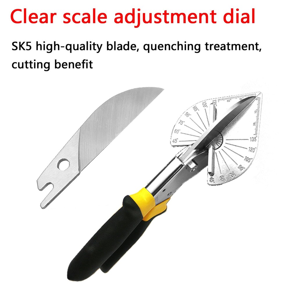 Wonglea Miter Shears,Quarter Round Cutting Tool for Angular Cutting Moulding