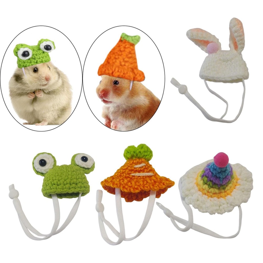 Hamster Hat Small Animals Hat Hand Knitted Hat
