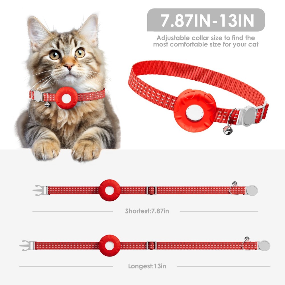 Cat Tracker, Lightweight Pet Tracker for Cats, GPS Tracker for Cats, Compatib...