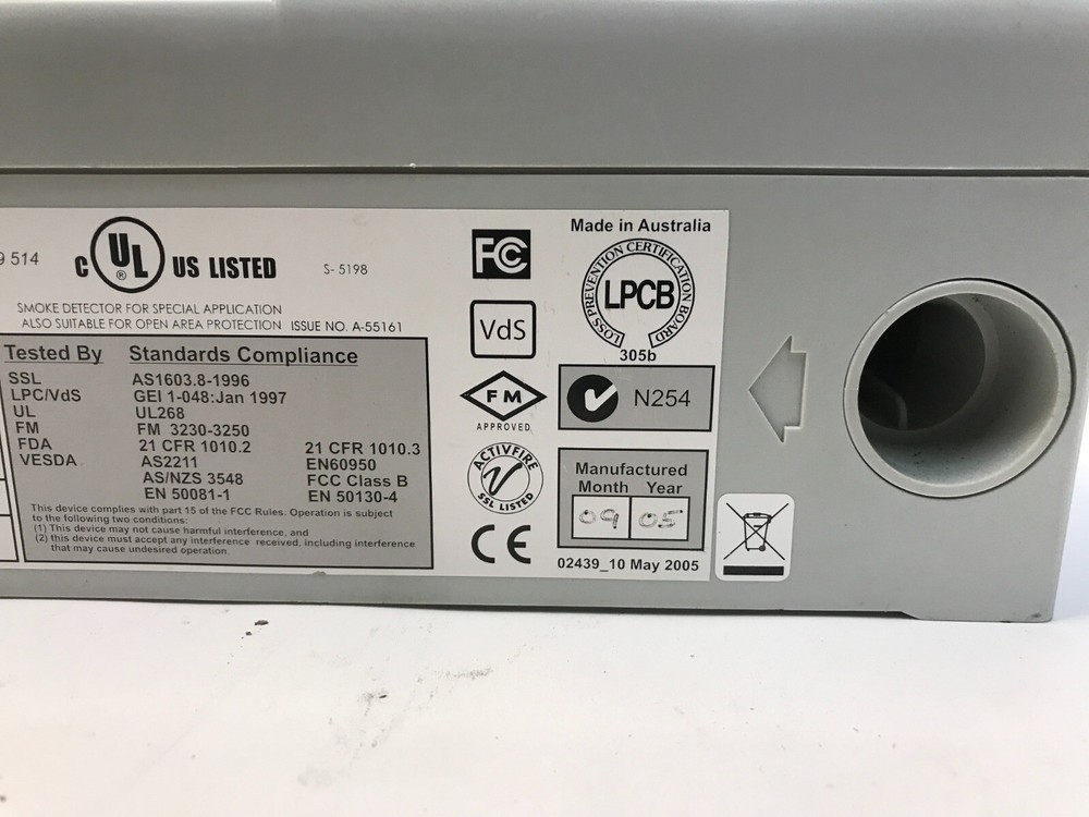 Vesda VLC-505-VN Laser Compact Detector System - Untested Vison Fire/Security