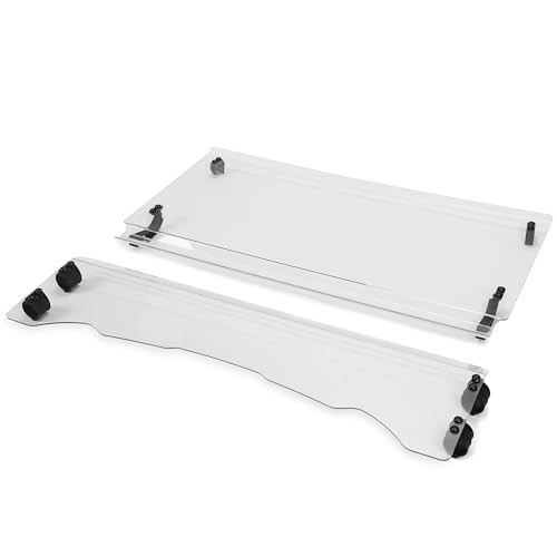 Clear Folding Windshield Compatible with Massimo Buck 200 (2018) & Massimo