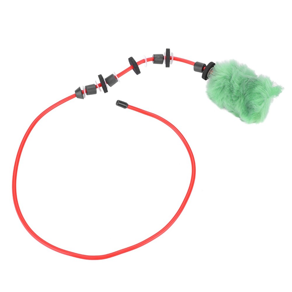 (green)Wool Paintball Barrel Pull Through Squeegee Rope Cleaning Rope BD